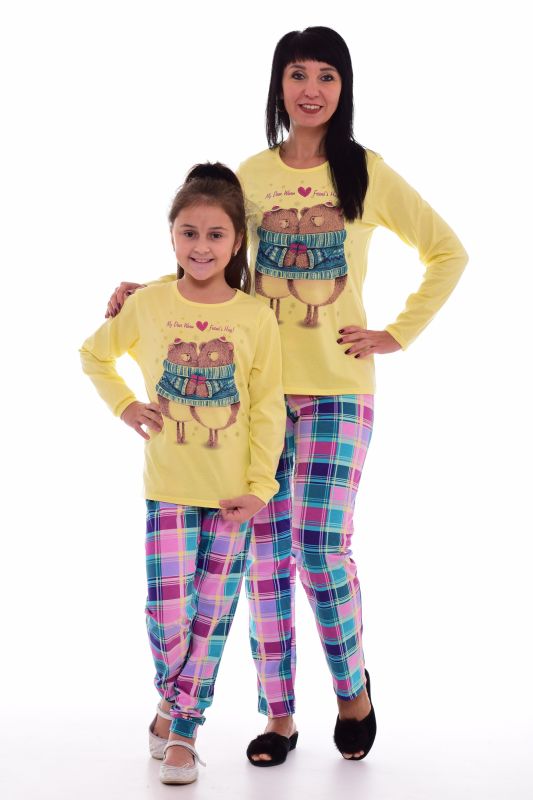 Women's pajamas 1-152 (yellow) A hug