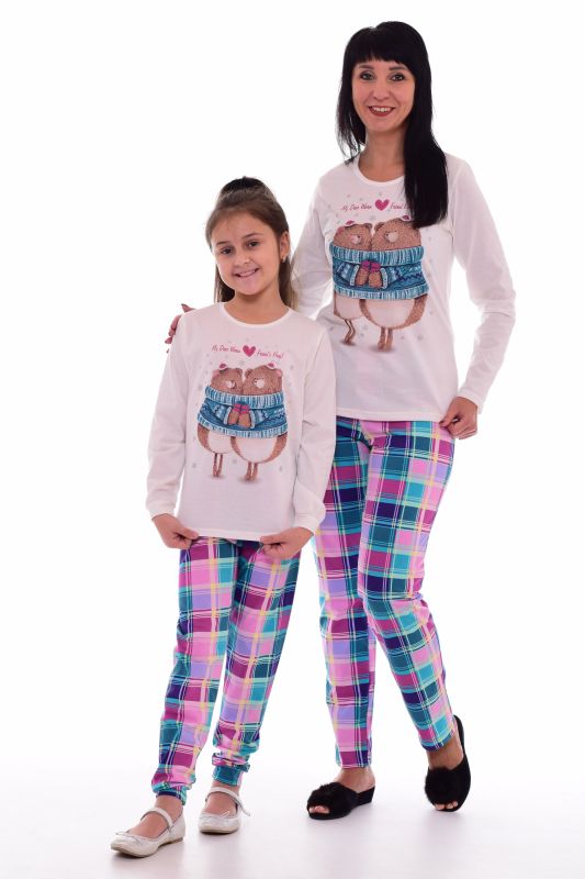 Women's pajamas 1-152a (milk) A hug