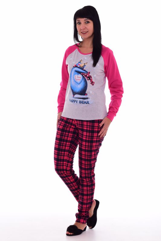 Women's pajamas 1-156 (Raspberry)