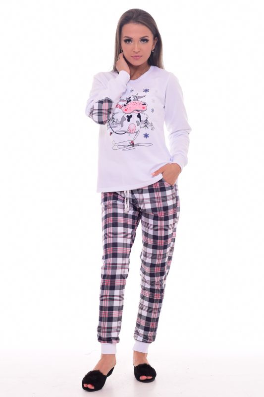 Women's pajamas 1-198a (white)