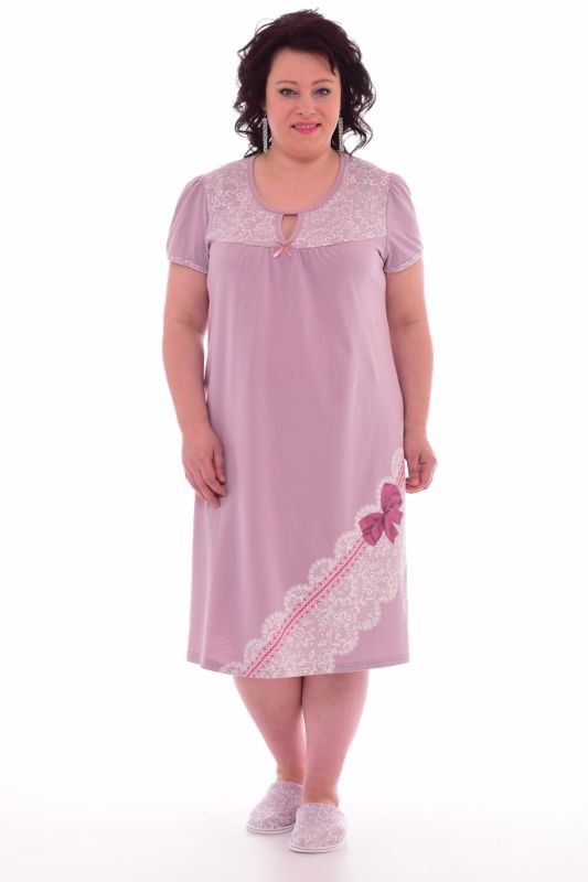 Women's chemise 2-43a (dry rose)