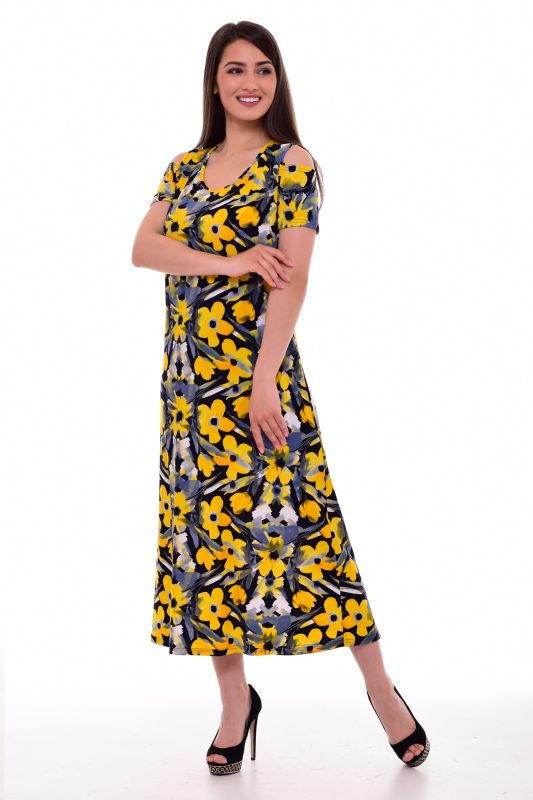 Women's sundress 4-079g (yellow)