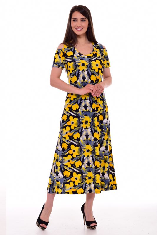 Women's sundress 4-079g (yellow)