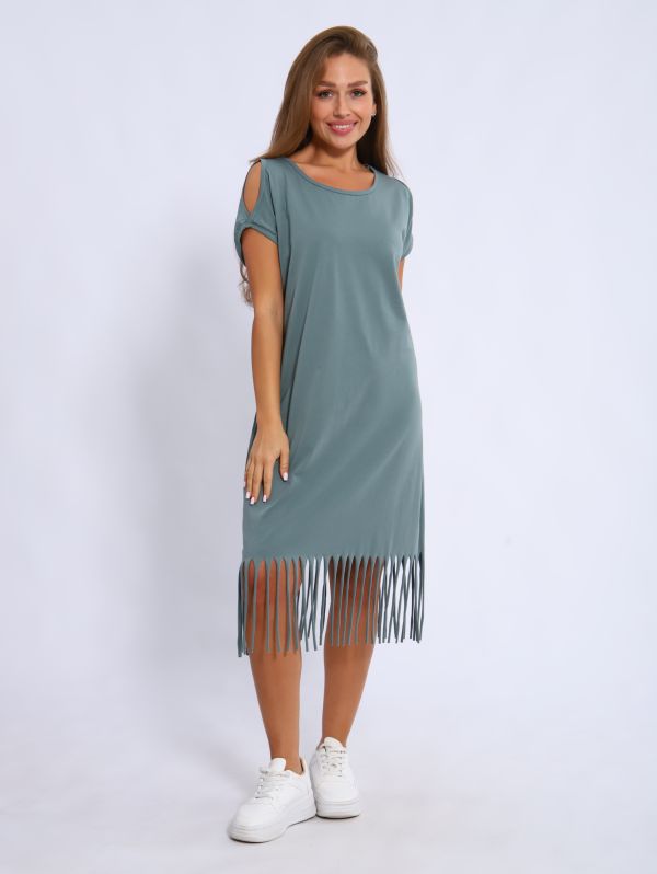 Women's dress 4-104b (sage)