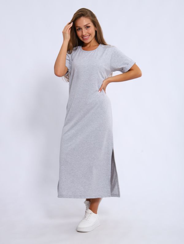 Women's tunic 4-105b (grey melange)