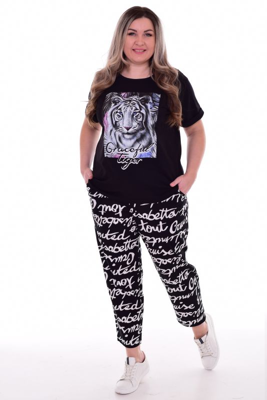 Women's pajamas 5-306g (black)