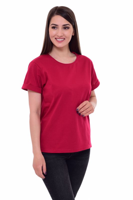 Women's T-shirt 6-169p (red)