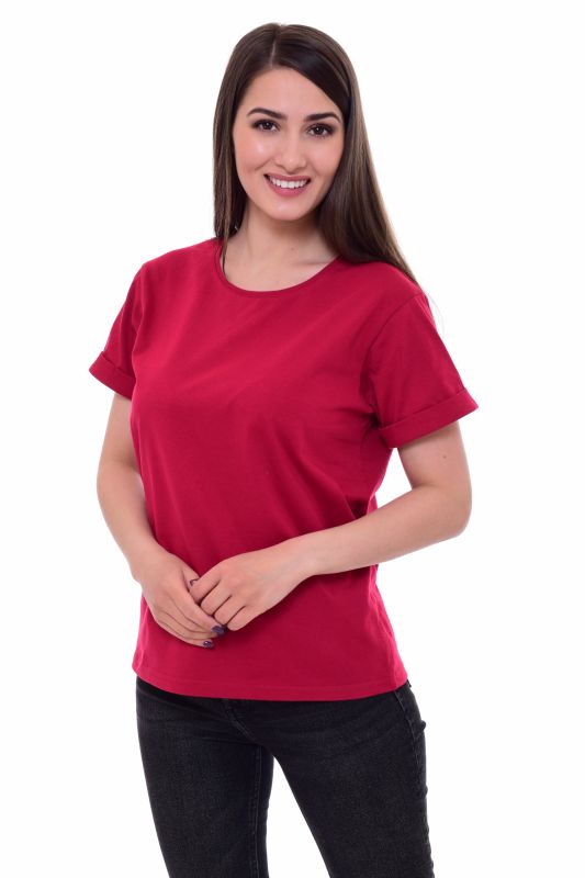 Women's T-shirt 6-169p (red)