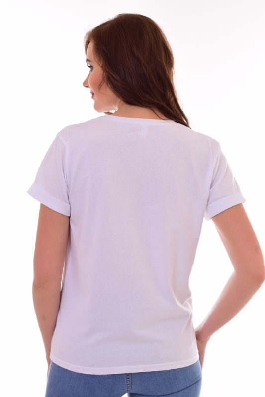 Women's T-shirt 6-171a (white)