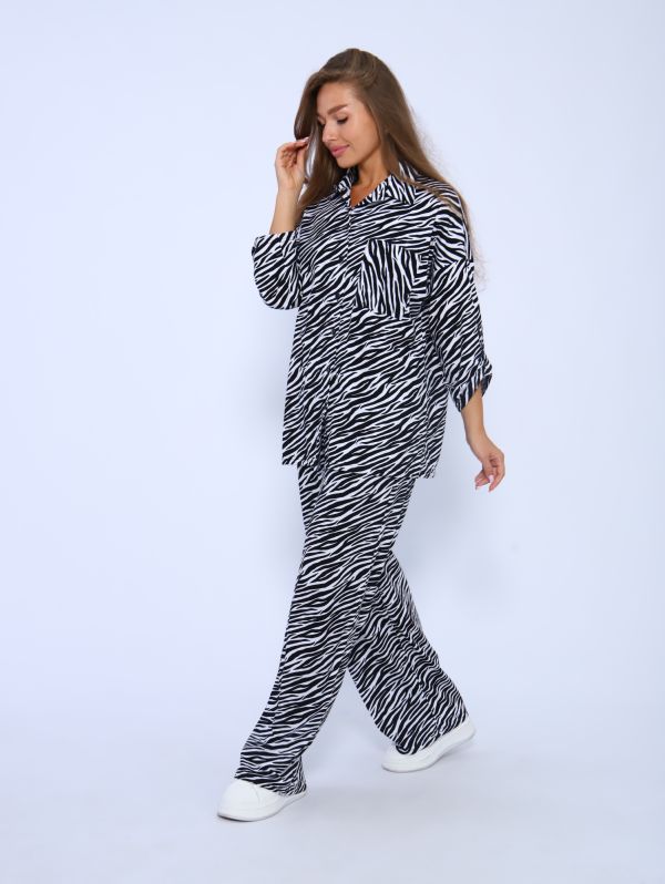 Women's shirt 6-202 (zebra)