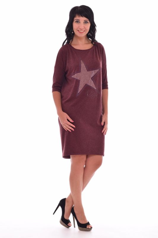 * Women's dress F-1-01b Stella (Bordeaux)